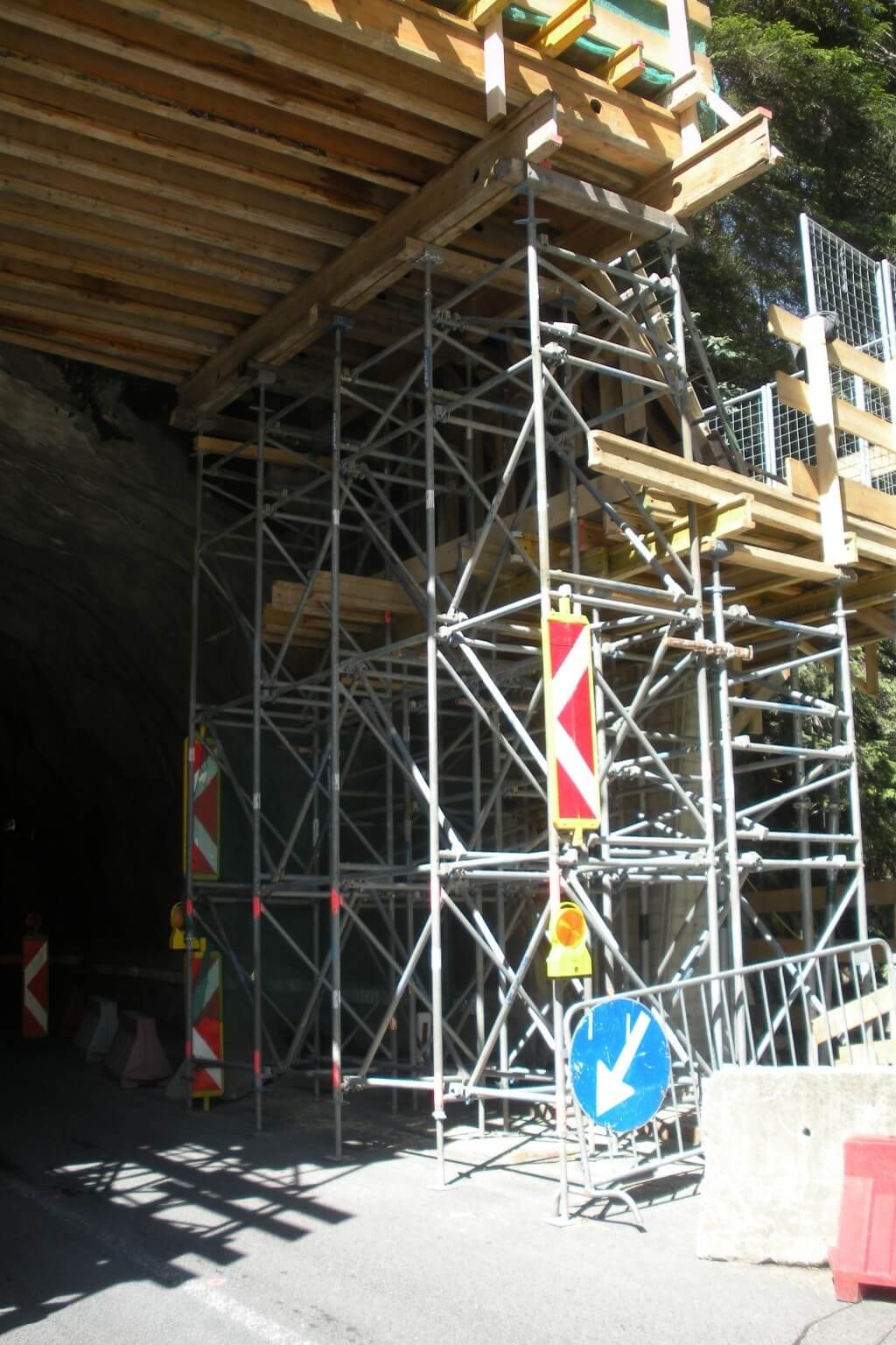 GB Tragwerksplan - Lehrgerüst Tunnelportal - Mellitztunnell - 02